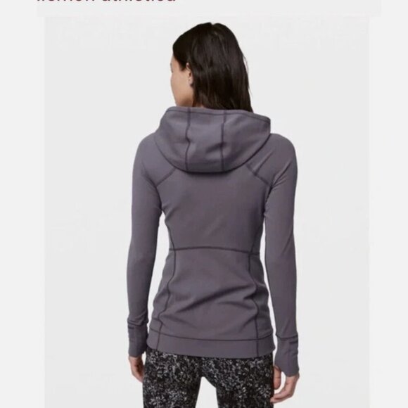Lululemon Every Journey Hoodie Moonwalk Gray Size 8 Zip Jacket Travel Athleisure - Picture 2 of 11